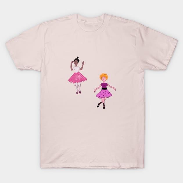 The Ballerinas T-Shirt by cheriedirksen